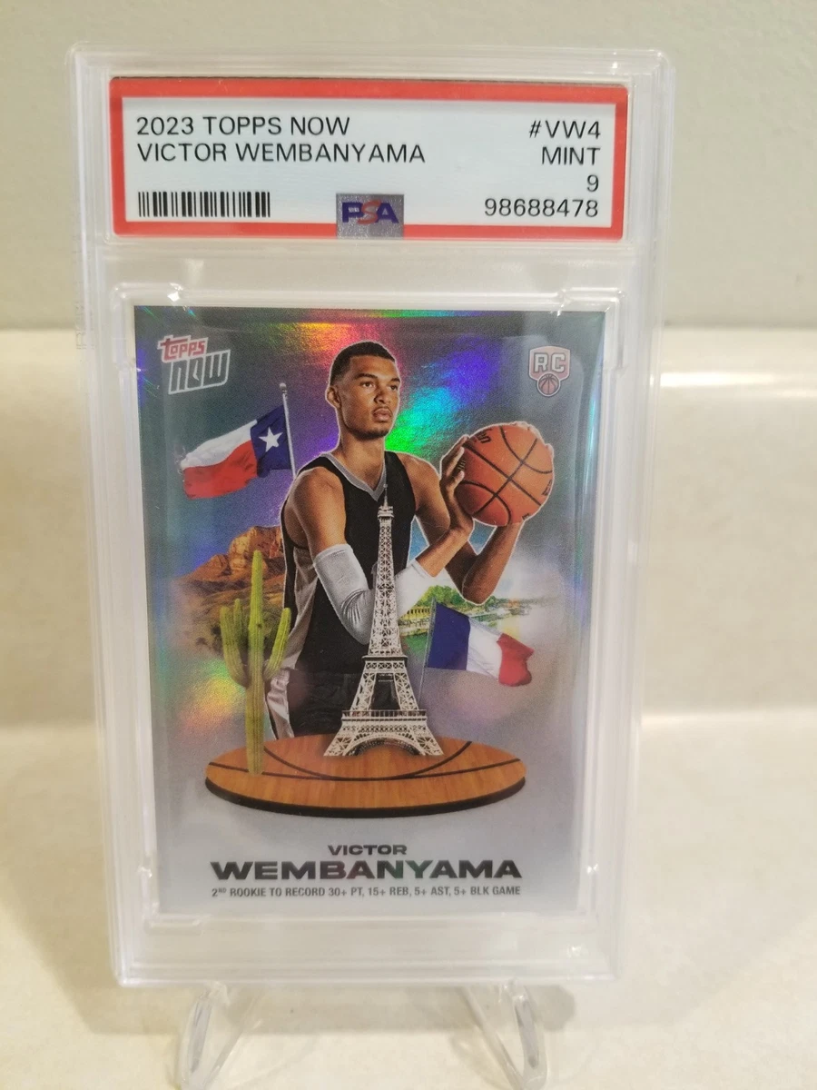 25+ Trading Card Victor Wembanyama 2023-24 Topps Now #VW-4 for