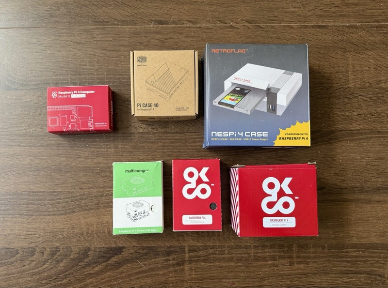 Raspberry Pi 4 Model B 8GB Ram with Power Supply and various Cases