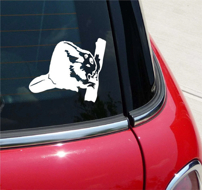 #ad BEAVER BEAVERS GNAW TREES GRAPHIC DECAL STICKER ART CAR WALL $3.13