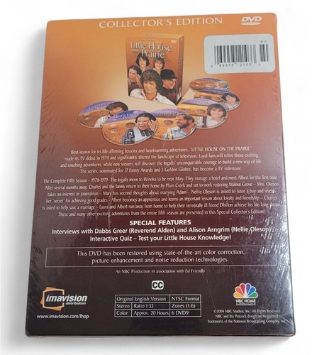 Little House on the Prairie - the Complete Season 5 NEW SEALED upc# 069458121033 - Picture 2 of 5