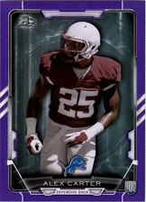 2015 Bowman Purple #R73 Alex Carter - FB