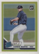 2019 Panini Donruss Optic Rated Rookies Lime Green Prizm Corbin Martin #94 2id