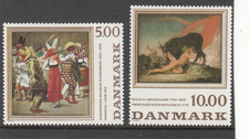 Danmark Stamps.1984.Paintings.MNH.