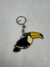 Vintage 1986 K&M International Acrylic Toucan Keychain