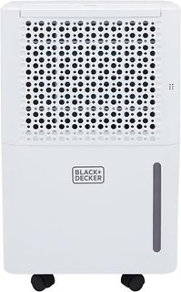 BLACK+DECKER BXEH60016GB 12L Smart Dehumidifier, 2.1 L Tank, White