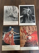 4 Womens Maidenform Garterless Pantie Girdle Bra Vintage Fashion Ads MR