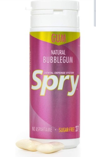 Gomma xilitolo confezione da 6 BUBBLEGUM senza zucchero aspartame 162 pz totale - Foto 11 di 12