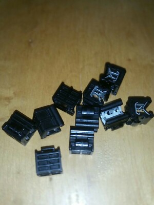 10 pcs Edge Zip Tie Wire Cable  Clips (Edge - parallel, Side - along) 156-00592