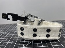 NEW Size M 34-36 Unisex 100 Cotton Canvas Belt Double Grommet Hole Men Women