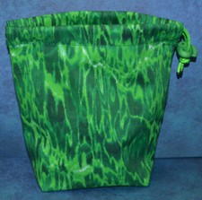 Green Haze Drawstring Dice Bag for RPG / D D/ Tabletop Games / MakeUp / Tarot