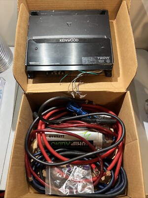 KENWOOD　カーアンプ　KAC-8405　中古品 Kenwood Kac-8405 Maximum power 720 watts With 2.4 Capacitor | eBay