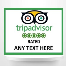 Funny Personalised Trip Advisor Metal wall sign cafe bar pub man cave kitchen