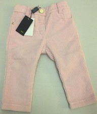 FENDI Kids Girls Pants Corduroy Pink 9M - AUTHENTIC / NEW WITH TAGS