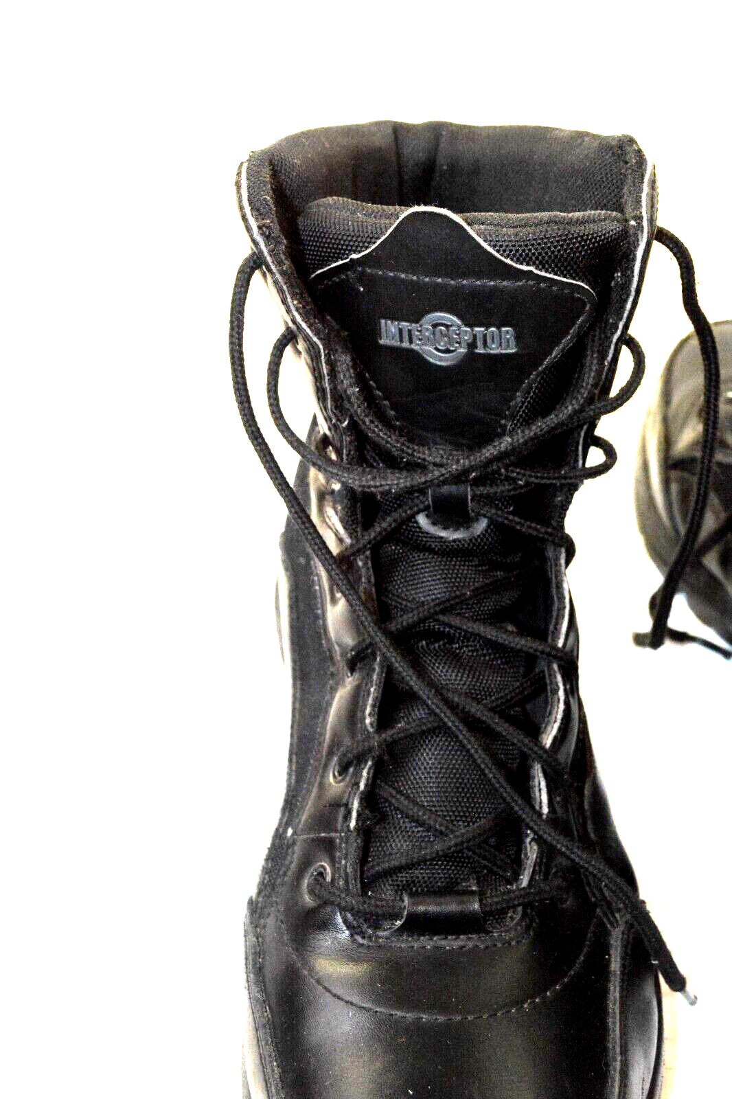 Interceptor Black Force Tactical Work Leather Boo… - image 6