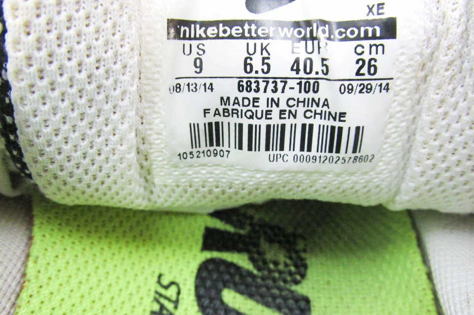 Nike Mujer Zapatos Air Zoom Estructura 18 Talla 9M Tenis Correr Usados vq Foto 3 de 4