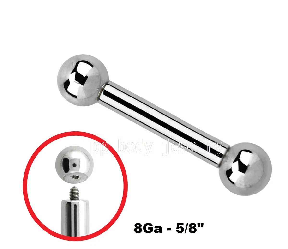 8g tongue shop ring