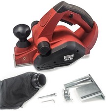Electric Hand Planer 240v 82mm with Twin Blades Fence & Dust Bag by Lumberjack