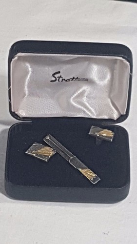 Stratton of London Cufflinks Boxed Sports Design Game of Badminton - Afbeelding 1 van 12