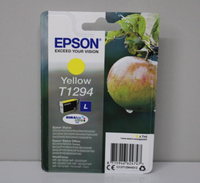 EPSON T1294 L Gelb Original Tintenpatronen für Stylus SX230, WorkForce WF-3010DW