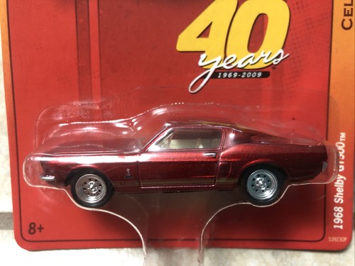 2009 Johnny Lightning Celebrating 40 Years 1968 Shelby GT500 & 1965 Mustang 1:64 - Picture 4 of 7