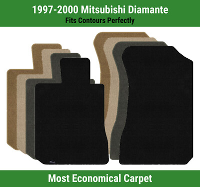 Lloyd Velourtex Front Row Carpet Mats for 1997-2000 Mitsubishi Diamante 