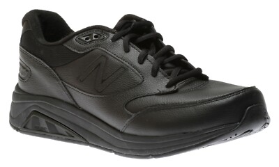 New Balance Mens Leather 928v3 Black Wide Stability Walking Shoes Size MW928BK3 | eBay
