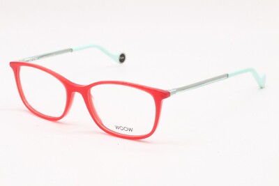 NEW WOOW OPTICAL ON TIME 5 COL 1608 CRYSTAL RED MINT AUTHENTIC EYEGLASSES 52-17