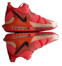 Nike LeBron Witness Size 10 Bright Crimson DM1123-600 Basketball Lace Up Red New