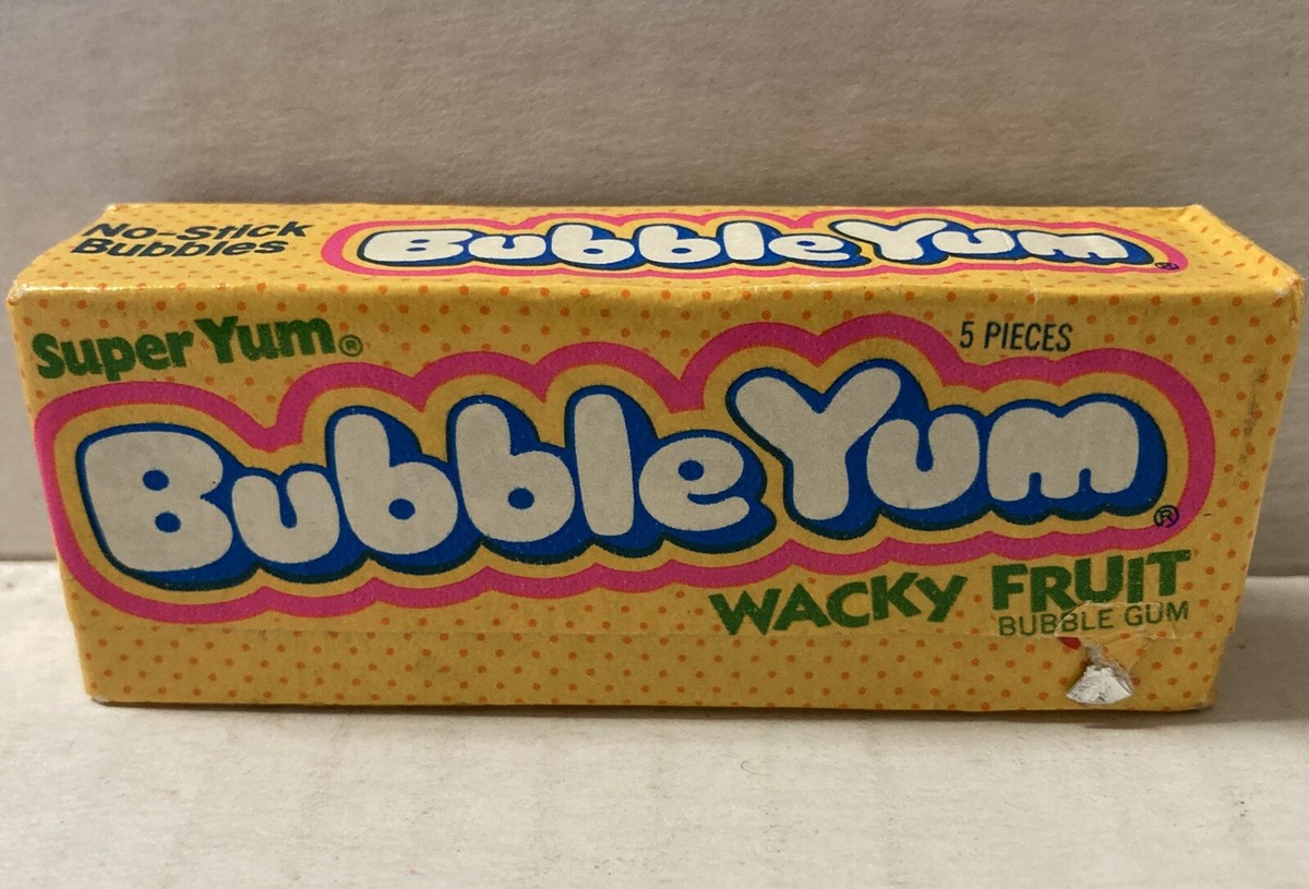 80s〜90s BUBBLE GUM ヴィンテージT MADE IN USA s Vintage 90s OUCH! Fruit Flavor Bubble Gum Metal Tin Neon