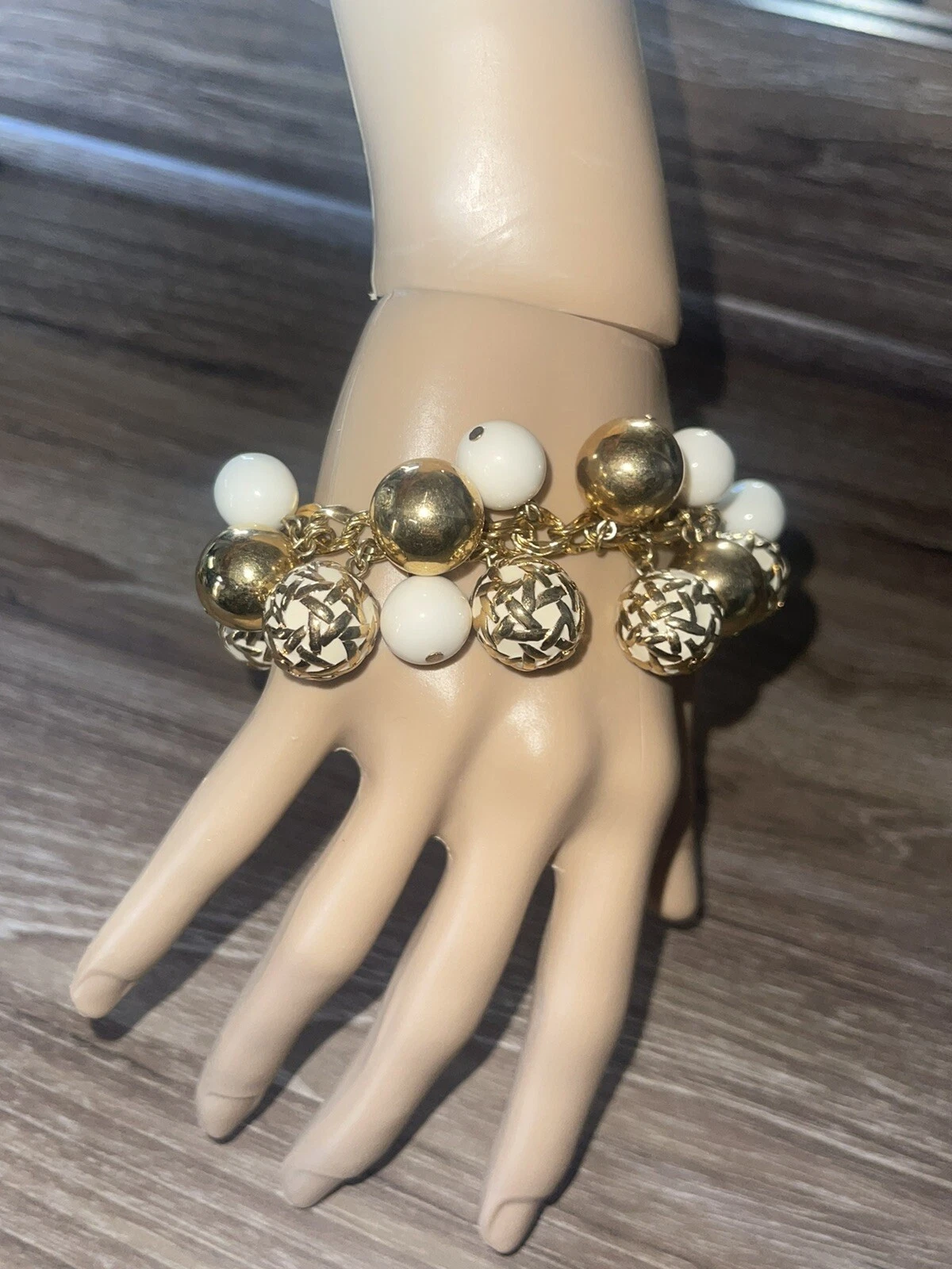 Bracciale Vintage Kate Spade Bauble Charm Braccialetto Keswick Caning #3