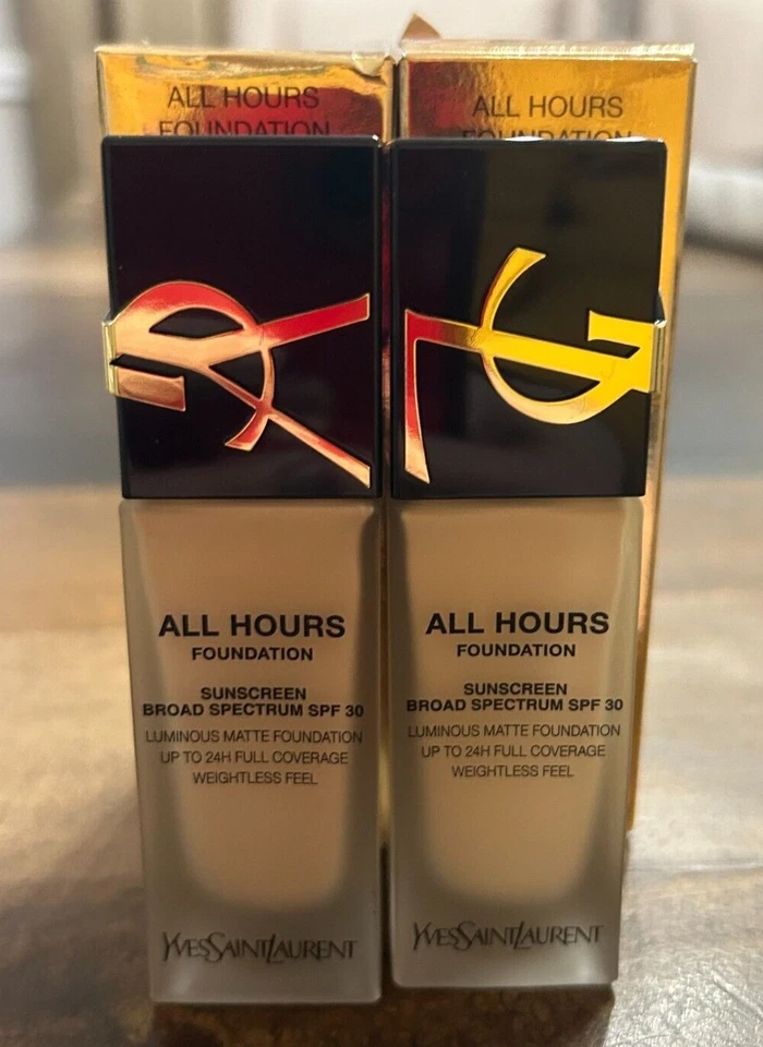 YSL ALL HOURS MATTE FOUNDATION 24H SPF 30-CHOOSE SHADE 100%AUTHENTIC !! - Image 3 of 4