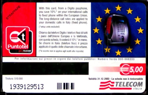 G 1661 163 C&c 3752 Phonecard New Magnetized Kisses Firenze T.510 - Picture 2 of 2
