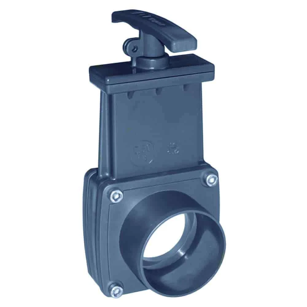 Absperrschieber Zugschieber 110x110 PVC Schieber Fitting Winkel Klebemuffe Muffe