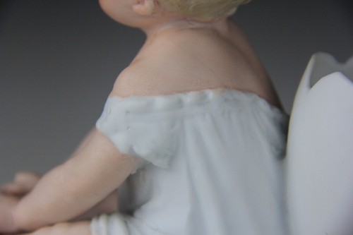 Antique German Bisque Easter Baby with Egg Shell - Read! - Picture 13 of 21