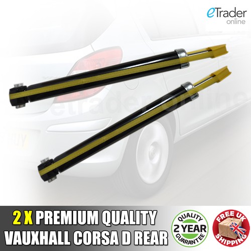 Vauxhall Corsa D Rear Shock Absorbers 2006 PREMIUM QUALITY Shockers Absorber X2 eBay