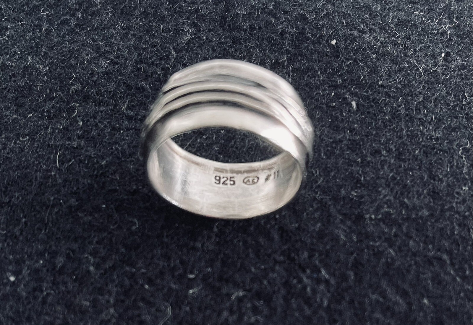 Solid 925 Sterling Silver Design Handmade Ring Si… - image 6