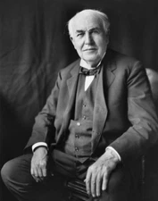 Thomas Edison Photograph Print 11"x14"