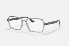 Ray-Ban RB 7198 8141 Transparent Beige Eyeglass Frames Size 53mm New