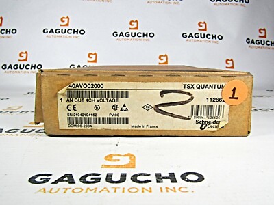 NEW SCHNEIDER ELECTRIC 140AVO02000 ANALOG OUTPUT MODULE usa seller