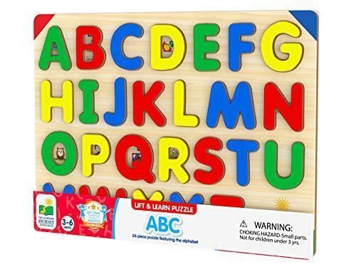 The Learning Journey: Lift & Learn ABC Puzzle - Alphabet Puzzles
