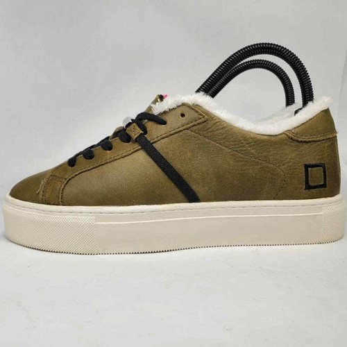 D.A.T.E. Fur Premium Sneakers Brand Low Tops Wmns Size 7 - Picture 2 of 10