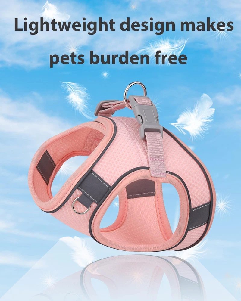 Dog Harness for Small Medium Sized Dog, Puppy Harness and Leash Set Training,...