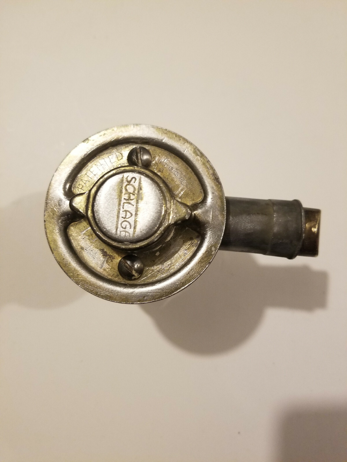 Schlage Glass Closet Door Handle Set Vintage 1930's eBay