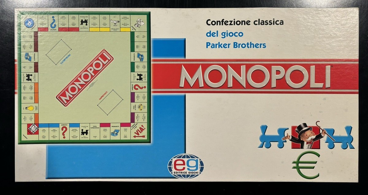 MONOPOLI SCATOLA RETTANGOLARE 1618 EDIZIONE CLASSICA EG Euro