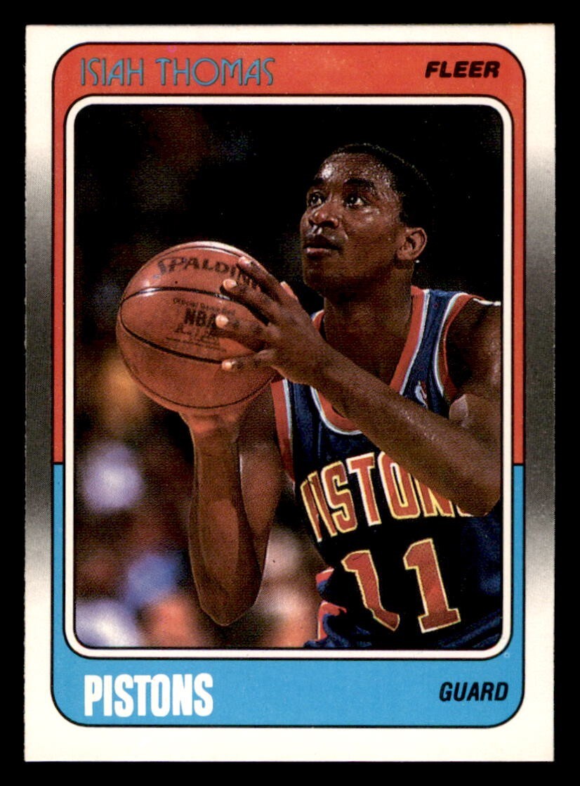 1988 Fleer Basketball #45 Isiah Thomas EX/MT *d2