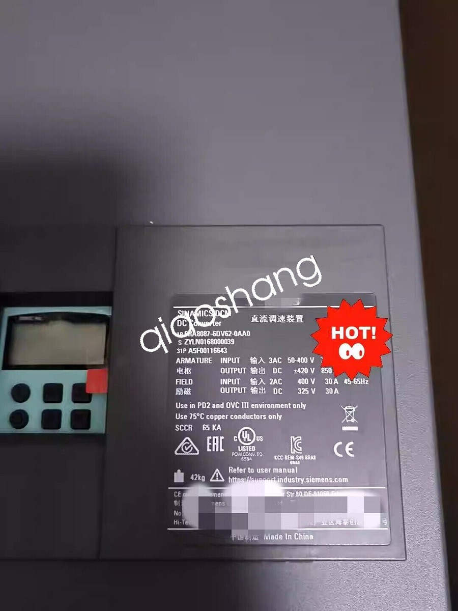 1pc new 6RA8087-6DV62-0AA0 Via DHL or FedeX | eBay