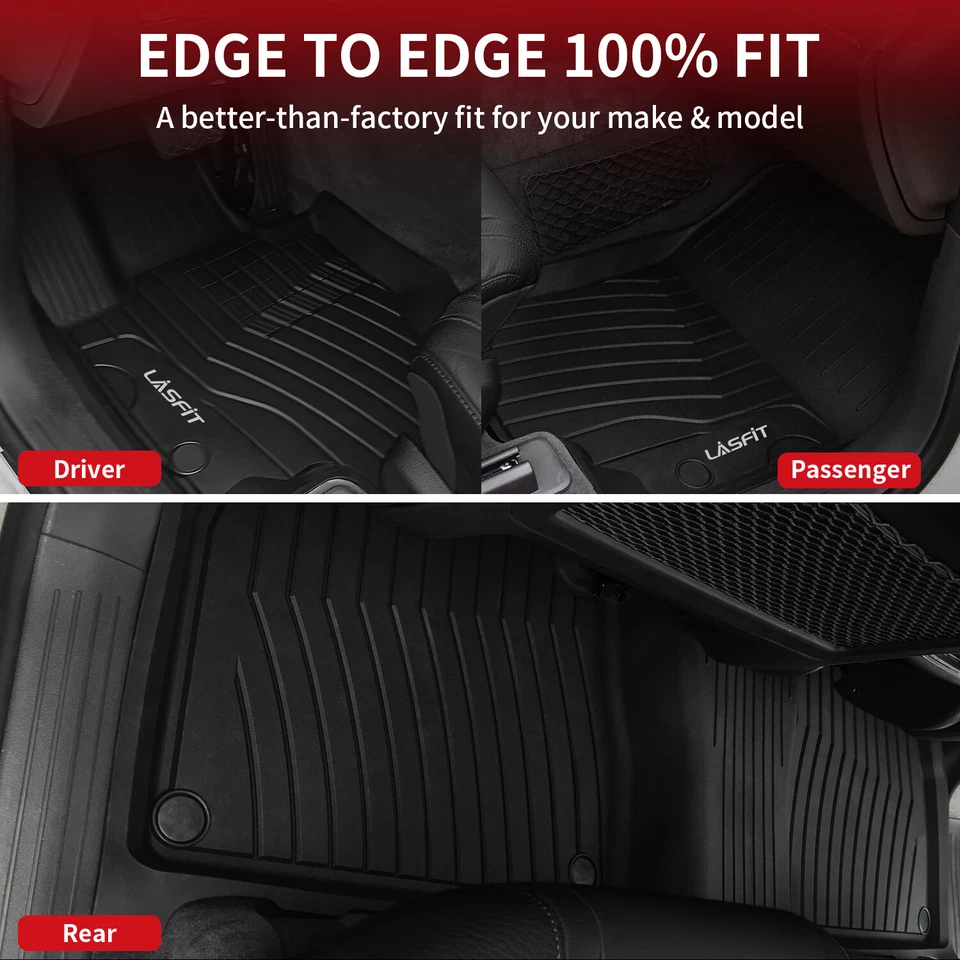 Floor Mats & Cargo Mat for Mercedes Benz GLE350 GLE450 GLE580 2020-2025 SUV - Image 2 of 4