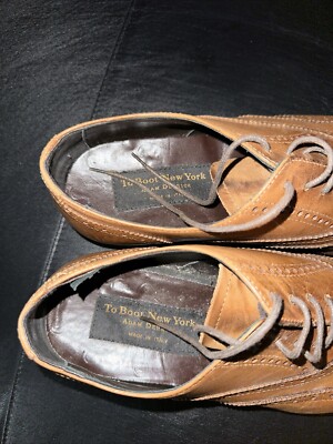 To Boot New York Adam Derrick Wingtip Dress Shoes Brown  display picture 3