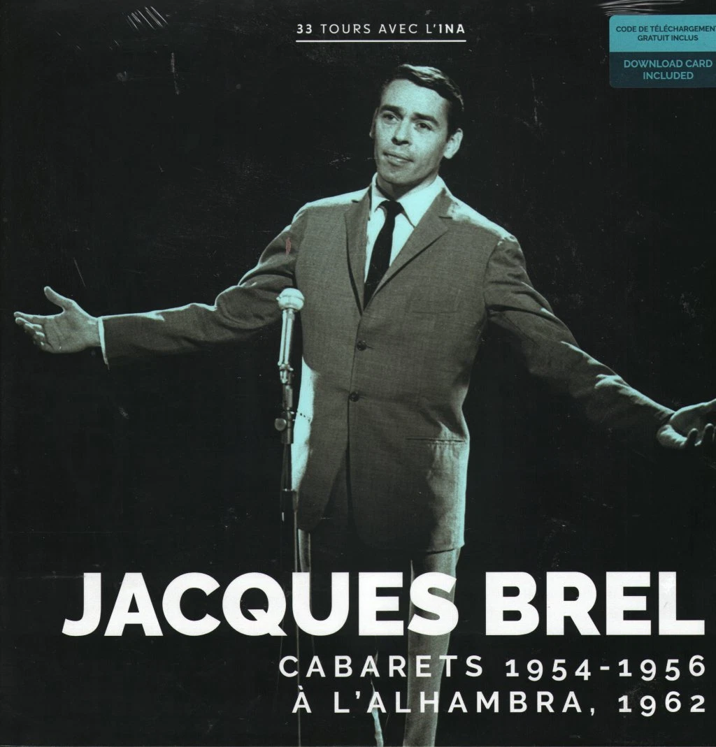 Jacques Brel Cabarets 1954-1956 LP Vinyl Europe Ina 2022 Inc.