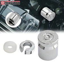 Chrome Aluminum Choke Knob Cover For Harley Road Glide Sportster XL Softail Dyna